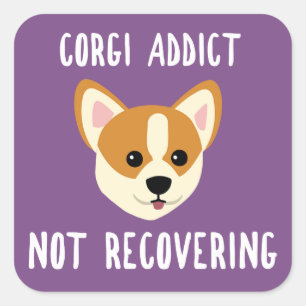 Corgi依存症の回復不能 スクエアシール