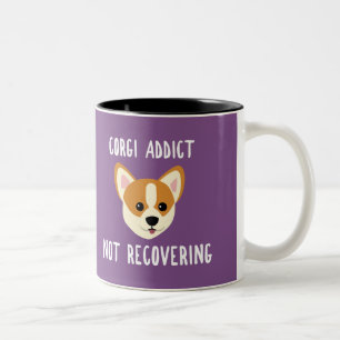 Corgi依存症の回復不能 ツートーンマグカップ