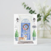 Corgi引っ越し案内はがき ポストカード (スタンド正面)