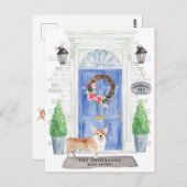 Corgi引っ越し案内はがき ポストカード (正面/裏面)