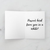 Corgi標準、5" x 7"折り畳みグリーティングカード カード (内部)