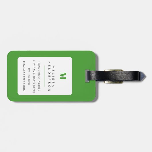 Corgi荷物タグ ラゲッジタグ (裏面横)