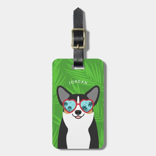 Corgi荷物タグ ラゲッジタグ (正面縦)