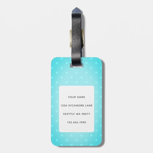 Corgi荷物タグ ラゲッジタグ (裏面縦)