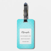 Corgi荷物タグ ラゲッジタグ (裏面縦)