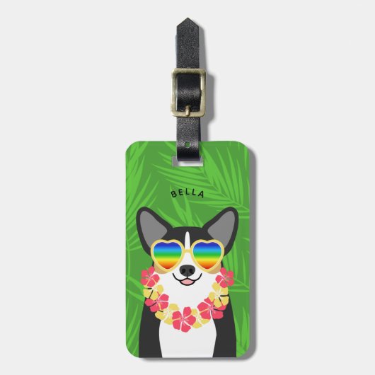 Corgi荷物タグ ラゲッジタグ (正面縦)