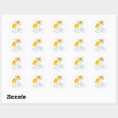 Corgi読 A Good Book Sticker ラウンドシール (シート)