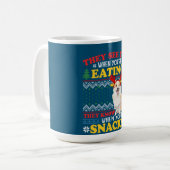 Corgi醜いクリスマス彼らはあなたはの食べクリスマスを参照 コーヒーマグカップ (正面左)