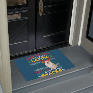 Corgi醜いクリスマス彼らはあなたはの食べクリスマスを参照 ドアマット