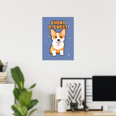 Corgi – 短くて甘い、かわいい犬の漫画,ノベルティ ポスター (ホームオフィス)