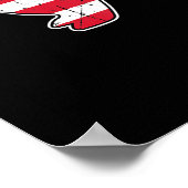 Corgi 4th Of 7月USA国旗America Patriotic USA ポスター (角)