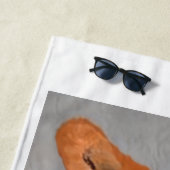 Corgi at the Beach ビーチタオル (インサイチュ)