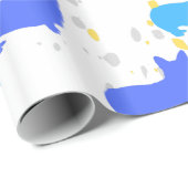 Corgi Birthday Party,カスタマイズ可能文字 ラッピングペーパー (ロールコーナー)