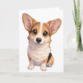 Corgi Blank Card  カード (正面)