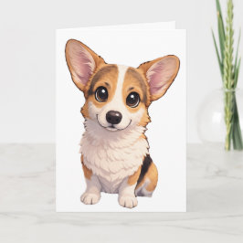 Corgi Blank Card  カード