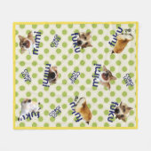 corgi blanket フリースブランケット (正面(横))