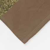 corgi blanket blue sky フリースブランケット (角)