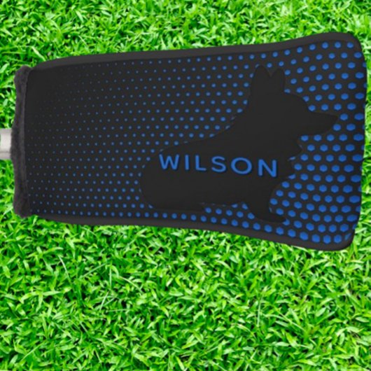 Corgi  blue dots ゴルフヘッドカバー