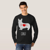 Corgi Breed Dog Top Mom Shows Tシャツ (正面フル)