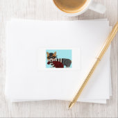 Corgi Burglar Invitation ラベル (インサイチュ)