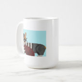 Corgi Burglar Mug コーヒーマグカップ (正面左)
