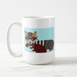 Corgi Burglar Mug コーヒーマグカップ