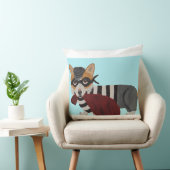 Corgi Burglar Throw Pillow クッション (椅子)