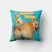 Corgi Butt Birthday Hat クッション (裏面)