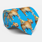 Corgi Butt Birthday Hat ネクタイ (ロール)