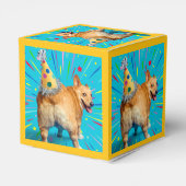 Corgi Butt Birthday Hat フェイバーボックス (裏面サイド)