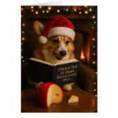 Corgi 'Cheese Tax' Christmas card (正面)