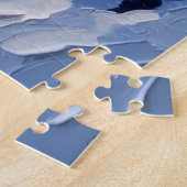 Corgi Christmas Boat Holiday ジグソーパズル (側面)