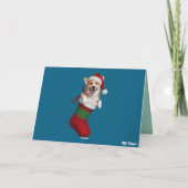 Corgi Christmas Cookie Card カード (裏面)