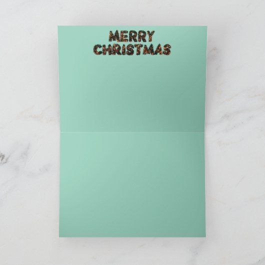 Corgi Christmas Cookie Card カード (内部)