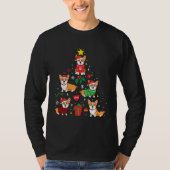 Corgi Christmas Ornament Tree Tシャツ (正面)