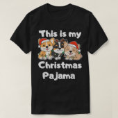 Corgi Christmas This Is My Christmas Pajama Tシャツ (デザイン正面)