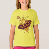 Corgi Commander and the Ramen Rocket Tシャツ (正面)