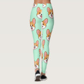 Corgi Cute Dog Lover Pattern レギンス (裏面)