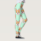 Corgi Cute Dog Lover Pattern レギンス (右)
