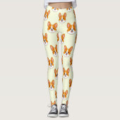 Corgi Cute Dog Lover Pattern レギンス (正面)