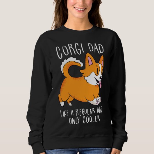 Corgi Dad  1278 スウェットシャツ (正面)