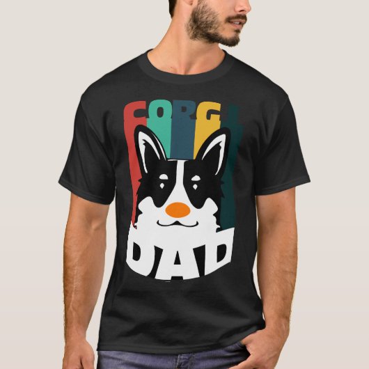 Corgi Dad  550 Tシャツ (正面)