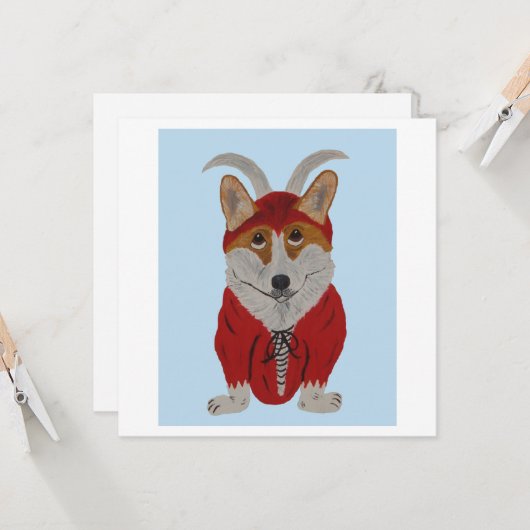 Corgi Devil カード (正面/裏面インサイチュ)