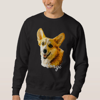 Corgi Dogかわいいコーギーの子犬の所有者 スウェットシャツ