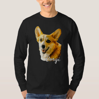 Corgi Dogかわいいコーギーの子犬の所有者 Tシャツ
