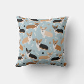 Corgi Dogの手と骨 クッション (裏面)