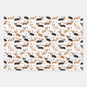 Corgi Dogの手と骨 ラッピングペーパーシート (正面3)