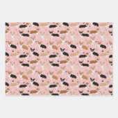 Corgi Dogの手と骨 ラッピングペーパーシート (正面2)