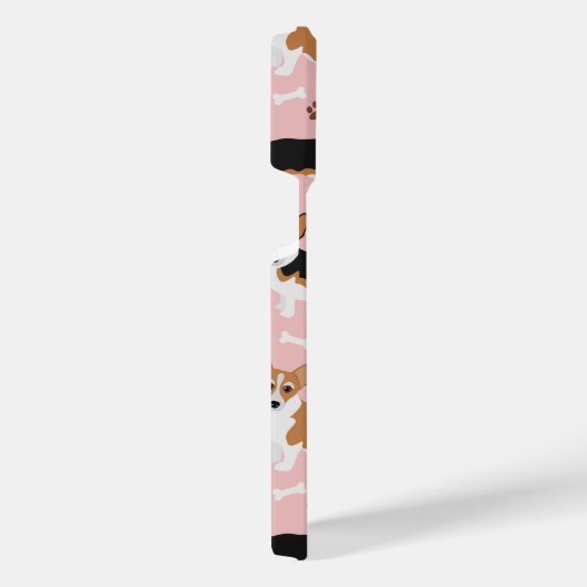 Corgi Dogの手と骨 iPhoneケース (右側面)