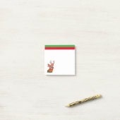 Corgi Dogクリスマスポストイットノート ポストイット (デスク上)